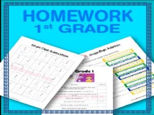 First Grade Homework