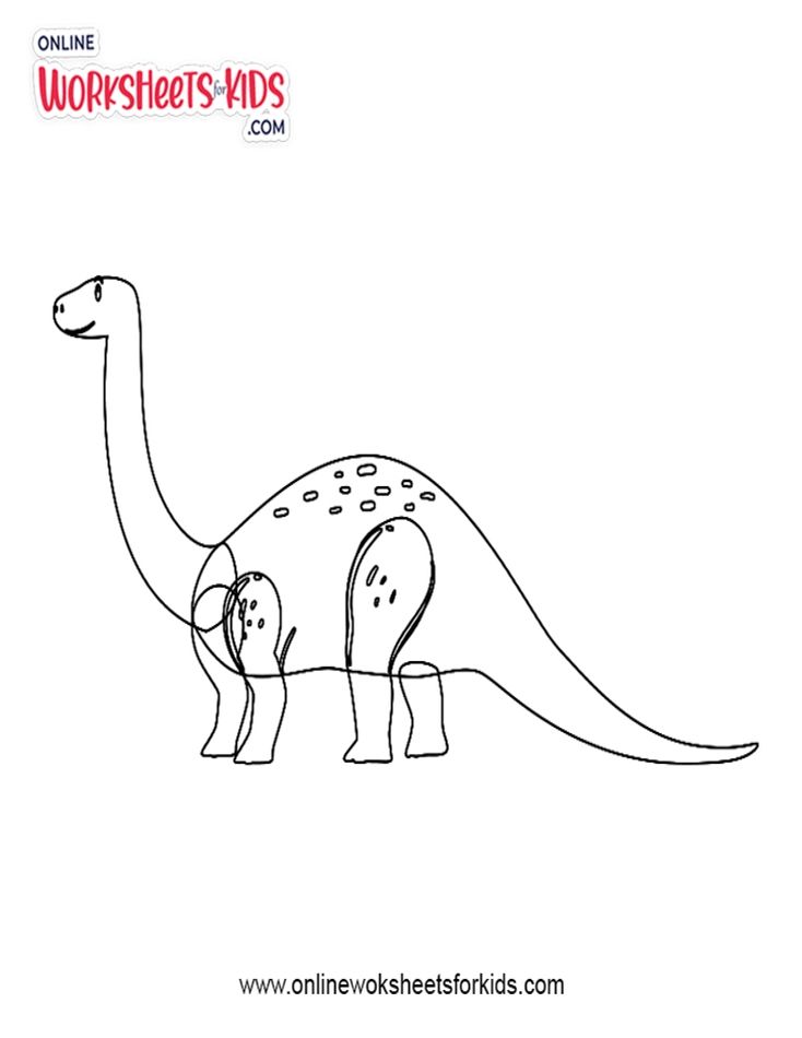 Brontosaurus Coloring