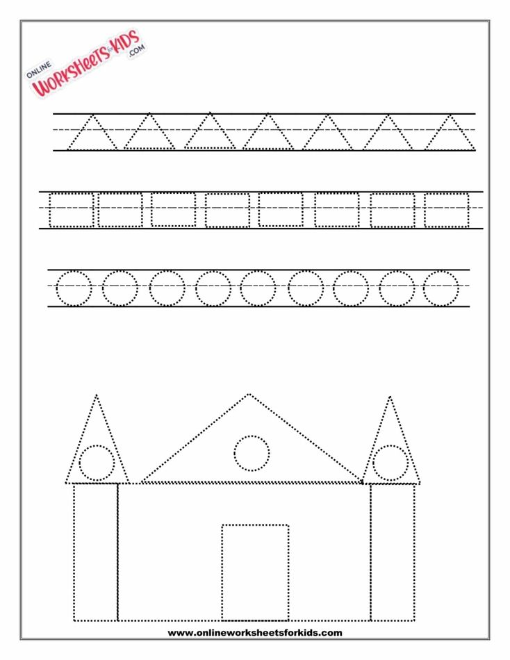 Shape Tracing Triangle, Rectangle, Circle 1