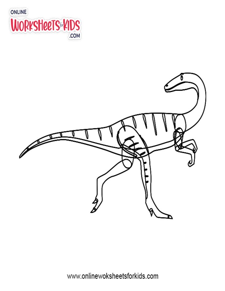 Coelophysis Coloring