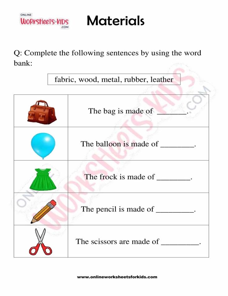 Types of Materials for Kids 08