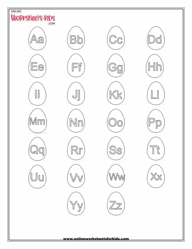 Letters Alphabet Chart 5