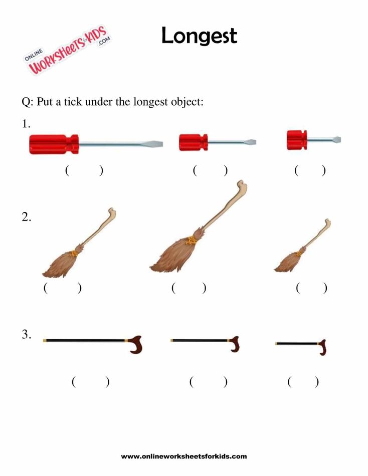 Find The Longest Or Shortest Object 4