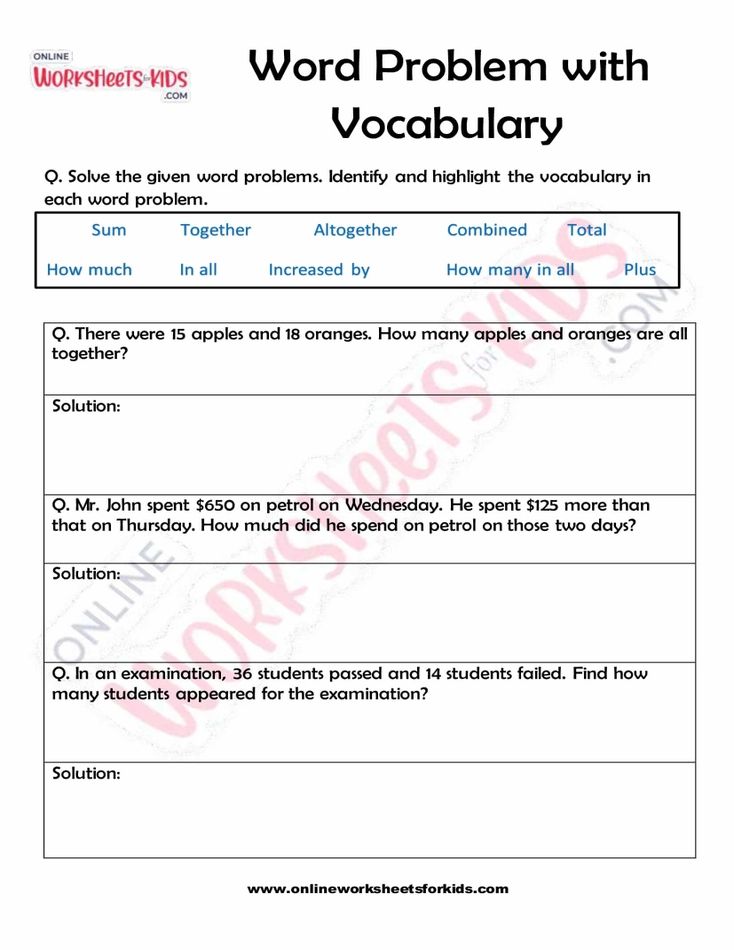 Vocabulary Practice Worksheets 01