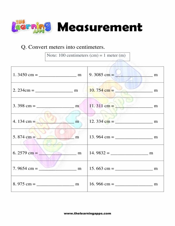 Measuring Length Worksheets For Kids 06