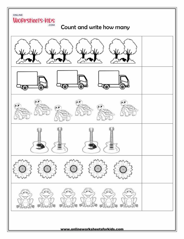 Learning Numbers Worksheets 05