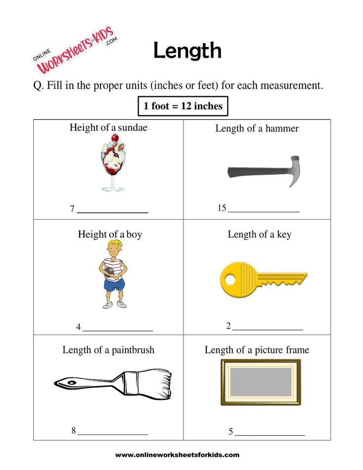 Length Worksheet 02