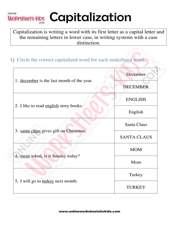 Capitalization 10