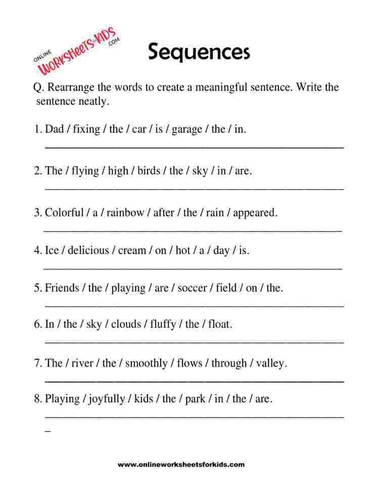 Sequence Worksheets 04