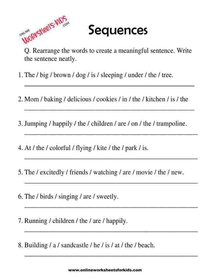 Sequence Worksheets 02