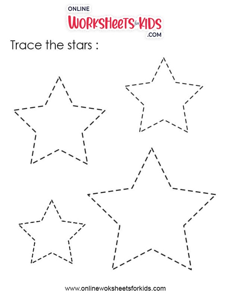 Tracing Shapes Worksheets 10