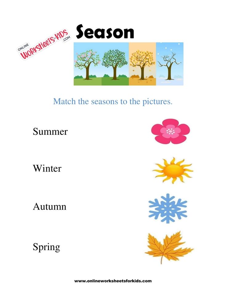 Season Worksheet 2