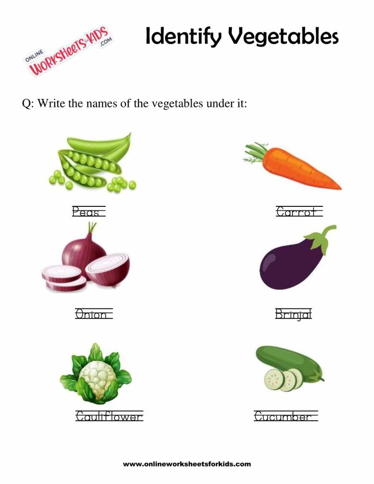 Identify Vegetables 4