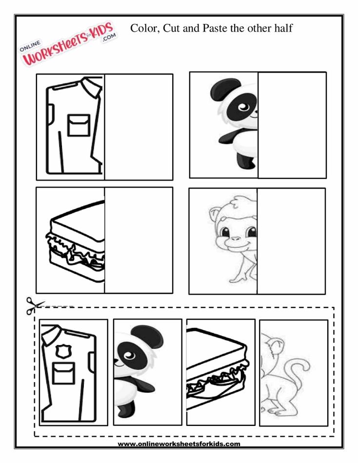 Cut And Paste Picture Matching 4