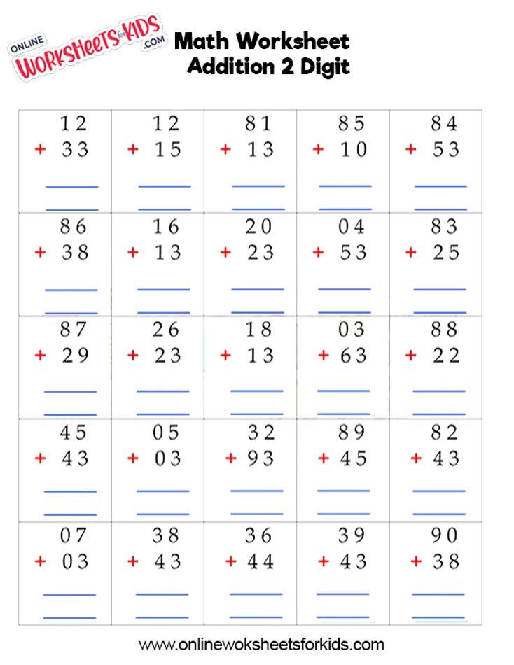 Addition Sums 7