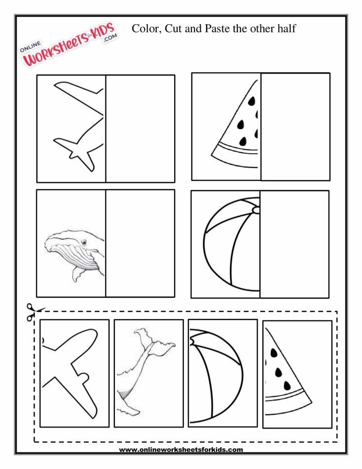 Cut And Paste Picture Matching 5