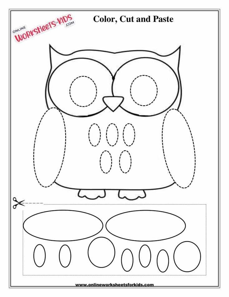 Cut And Paste Shapes Circle And Oval 2