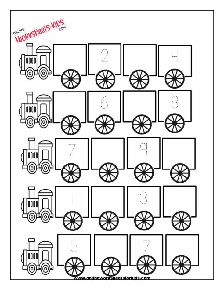 Missing Numbers 1 till 10-5