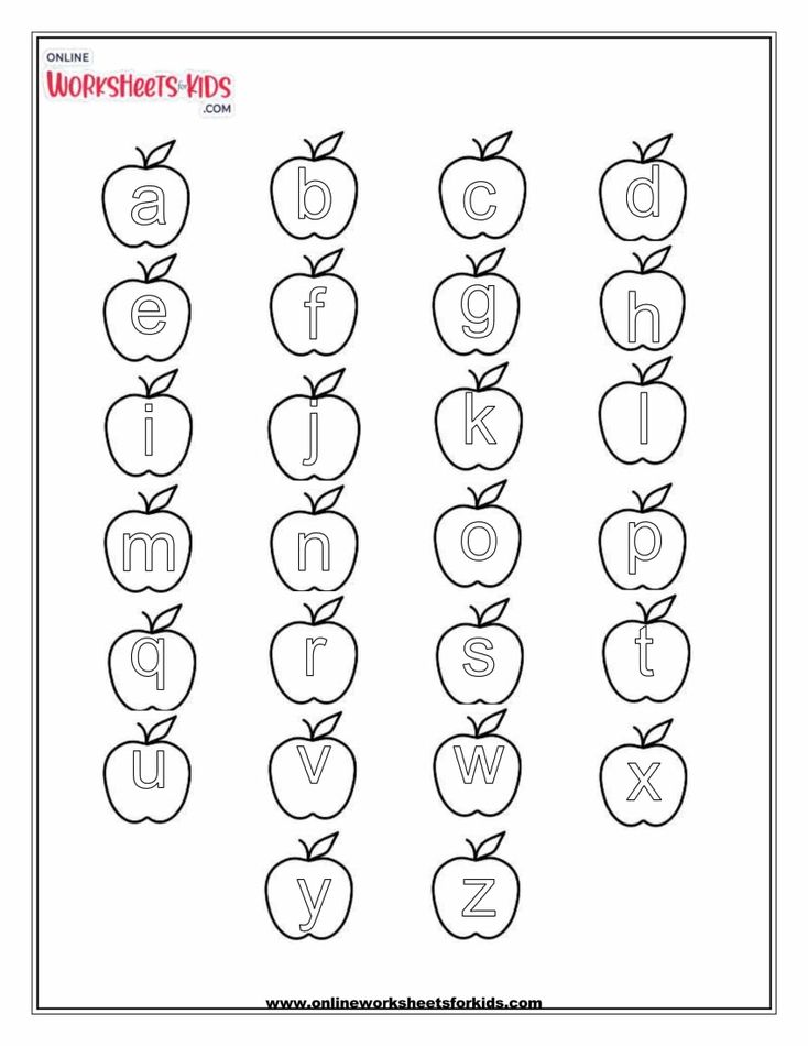 Letters Alphabet Chart 3