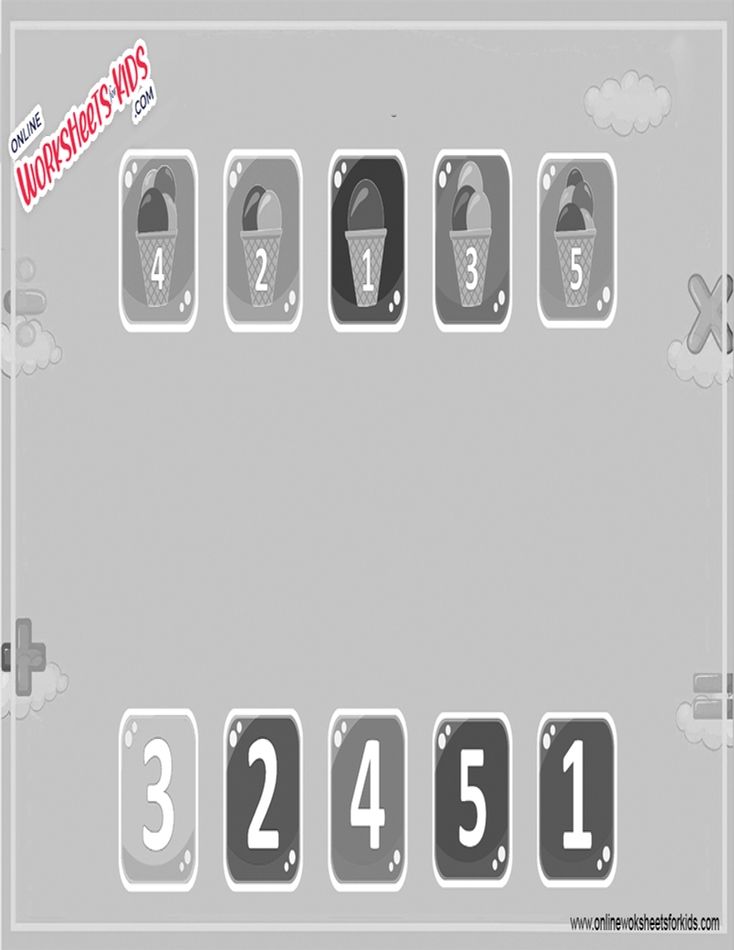Number Matching Worksheet 6