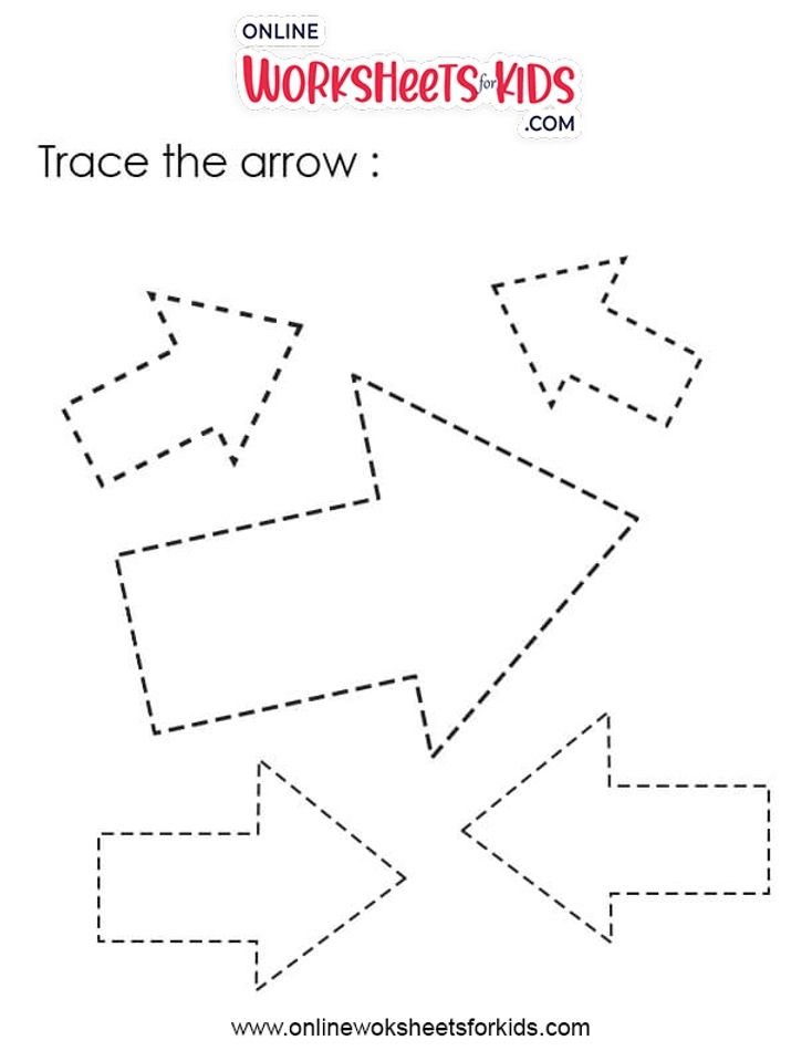 Tracing Shapes Worksheets 1