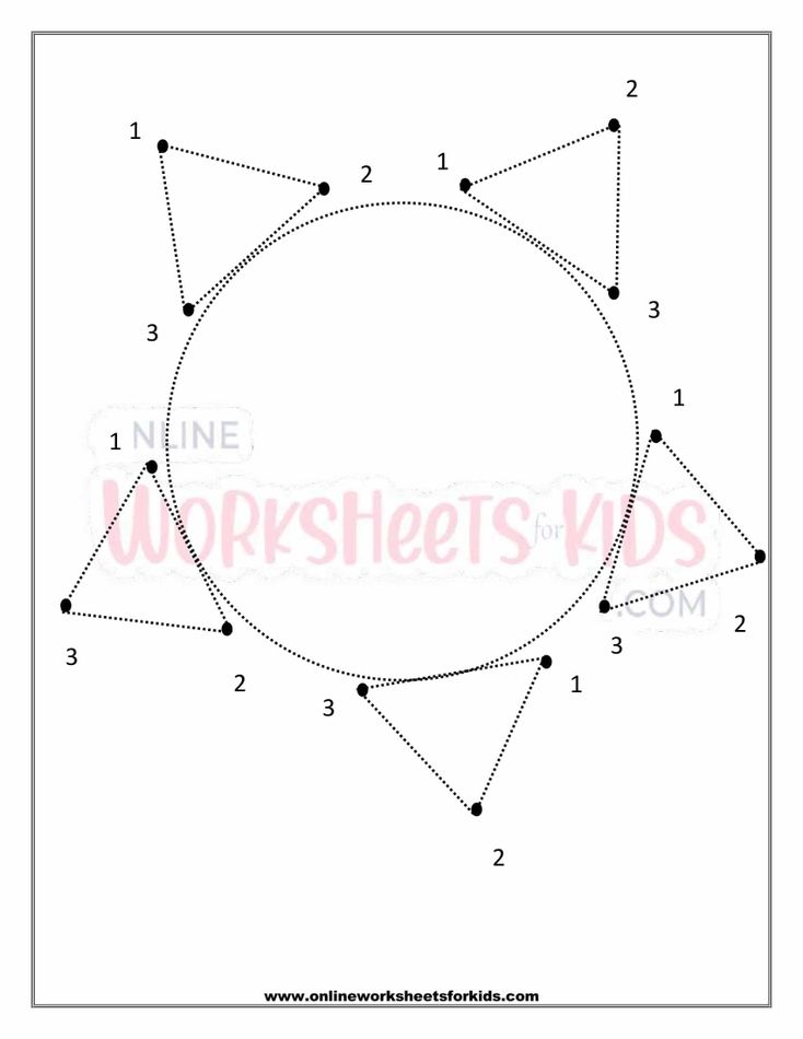 Dot To Dot Numbers 1 To 10 Tracing One Worksheet 5