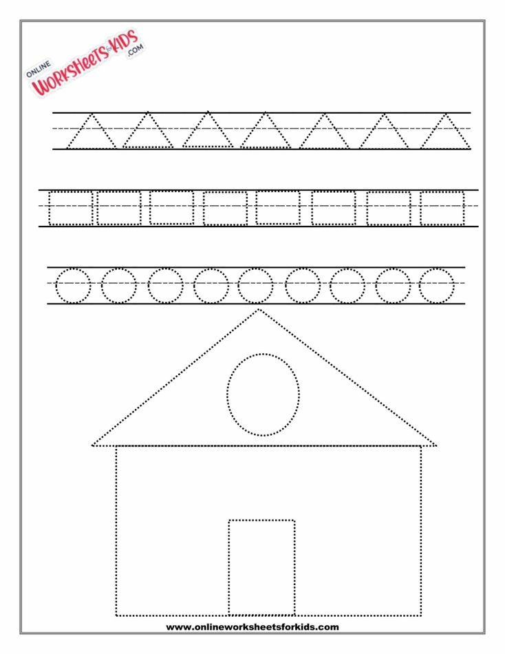 Shape Tracing Triangle, Rectangle, Circle 3