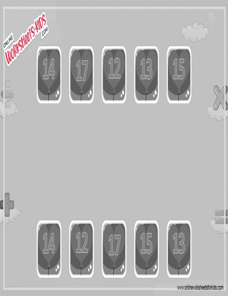 Number Matching Worksheet 20