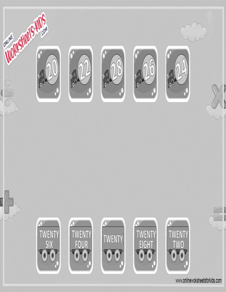 Number With Letter Matching Worksheet 9