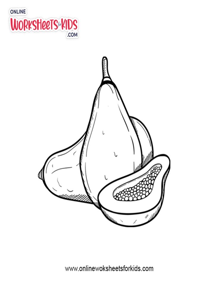 Papaya Coloring