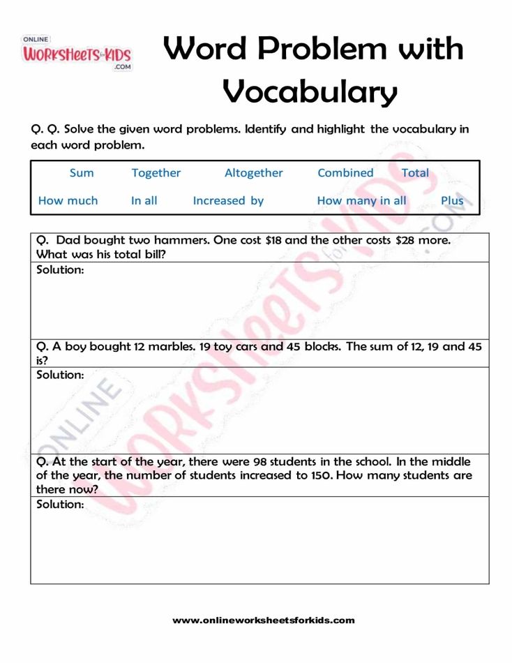 Vocabulary Practice Worksheets o4