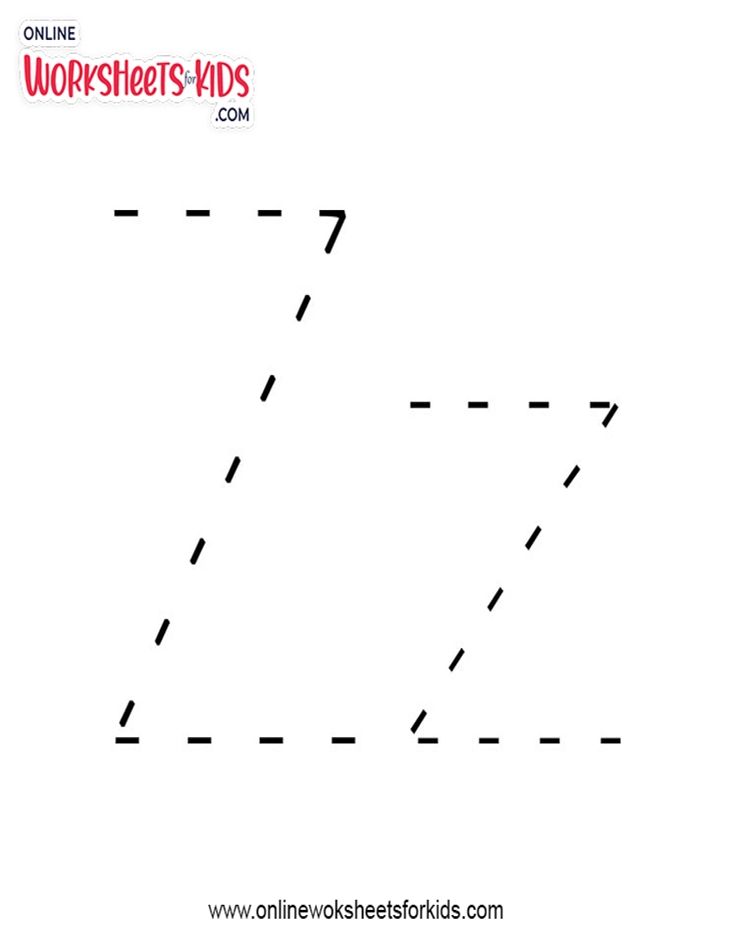 Alphabet Z Tracing Worksheets