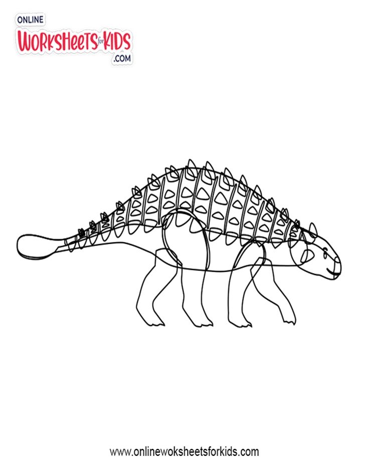 Ankylosaurs Coloring