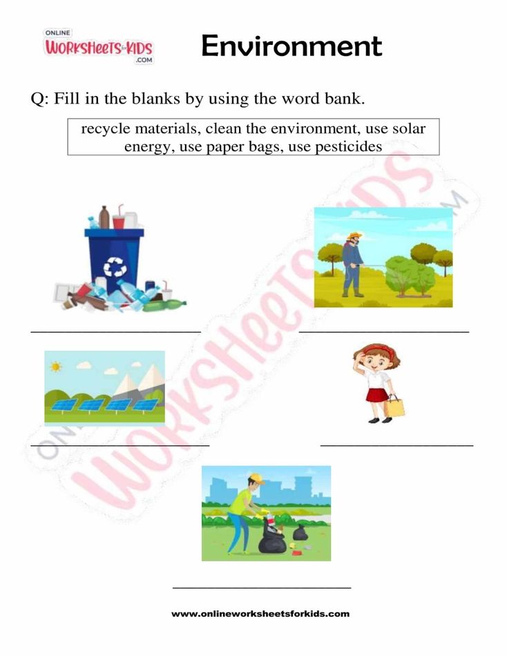Environment Worksheets For Kids 03