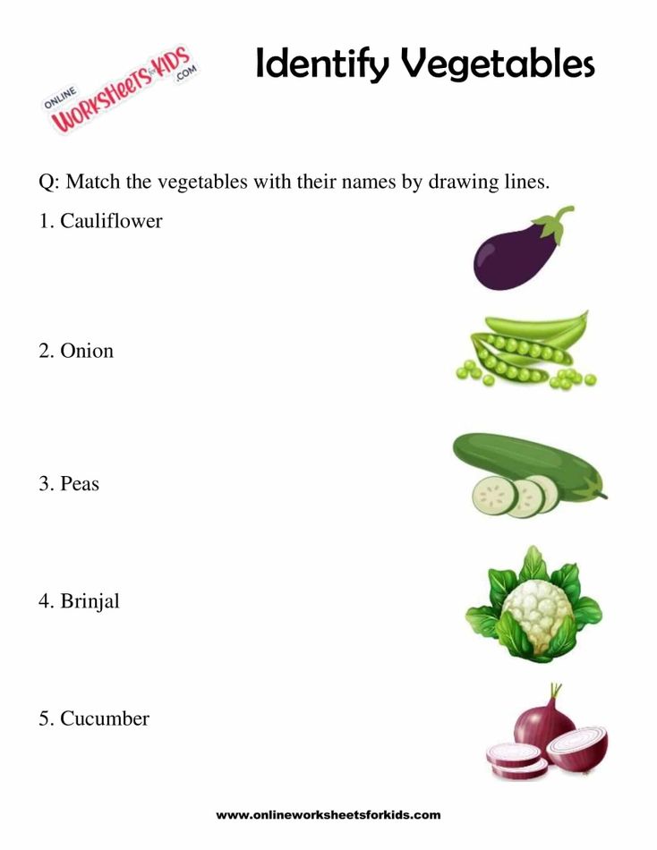 Identify Vegetables 2