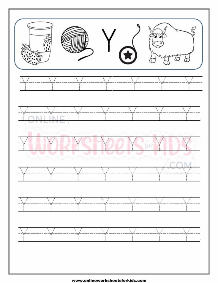 Letter Tracing Worksheet Capital Letters 25