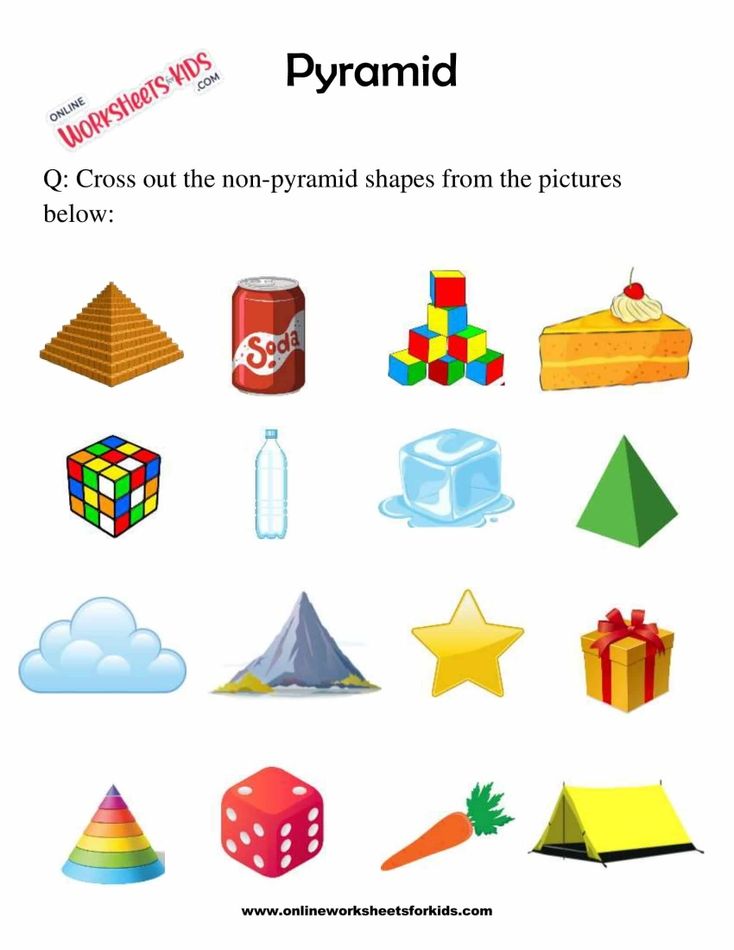 Pyramid Worksheet For Grade 1-5