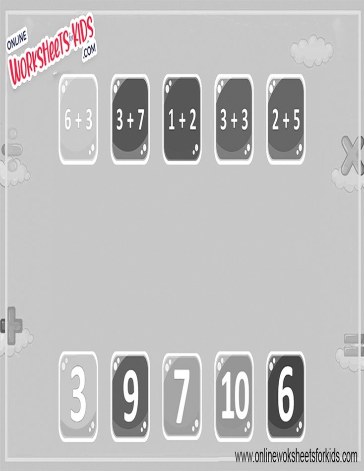 Addition Matching Worksheet 8