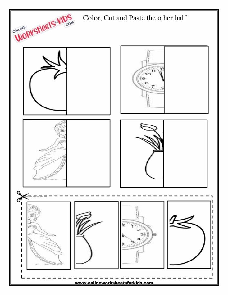 Cut And Paste Picture Matching 3