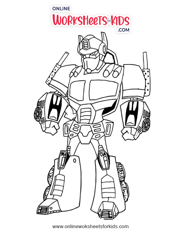 6200 Transformers Coloring Pages Online  Free