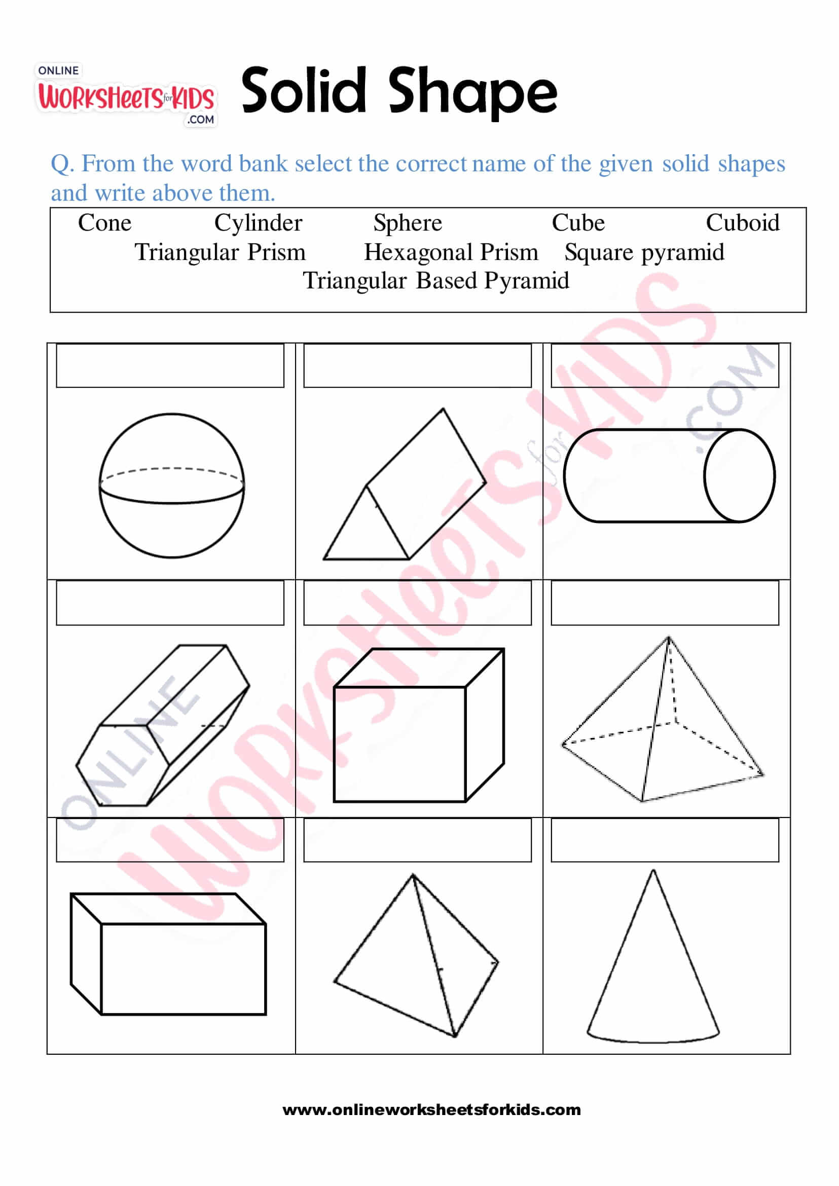 solid shapes 3