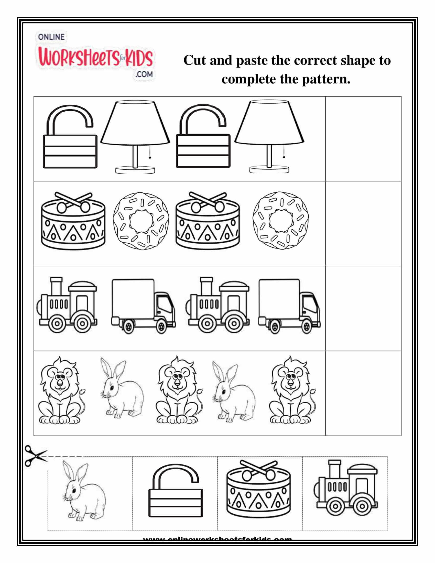 Cut And Paste Patterns 3