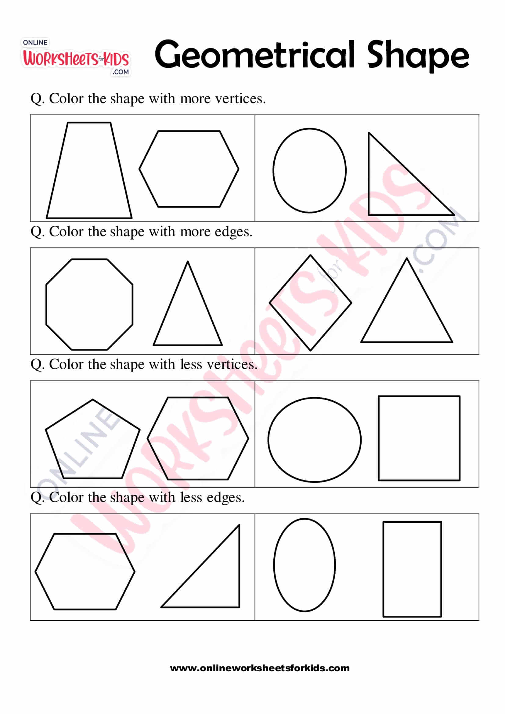 Geometrical Shapes 07