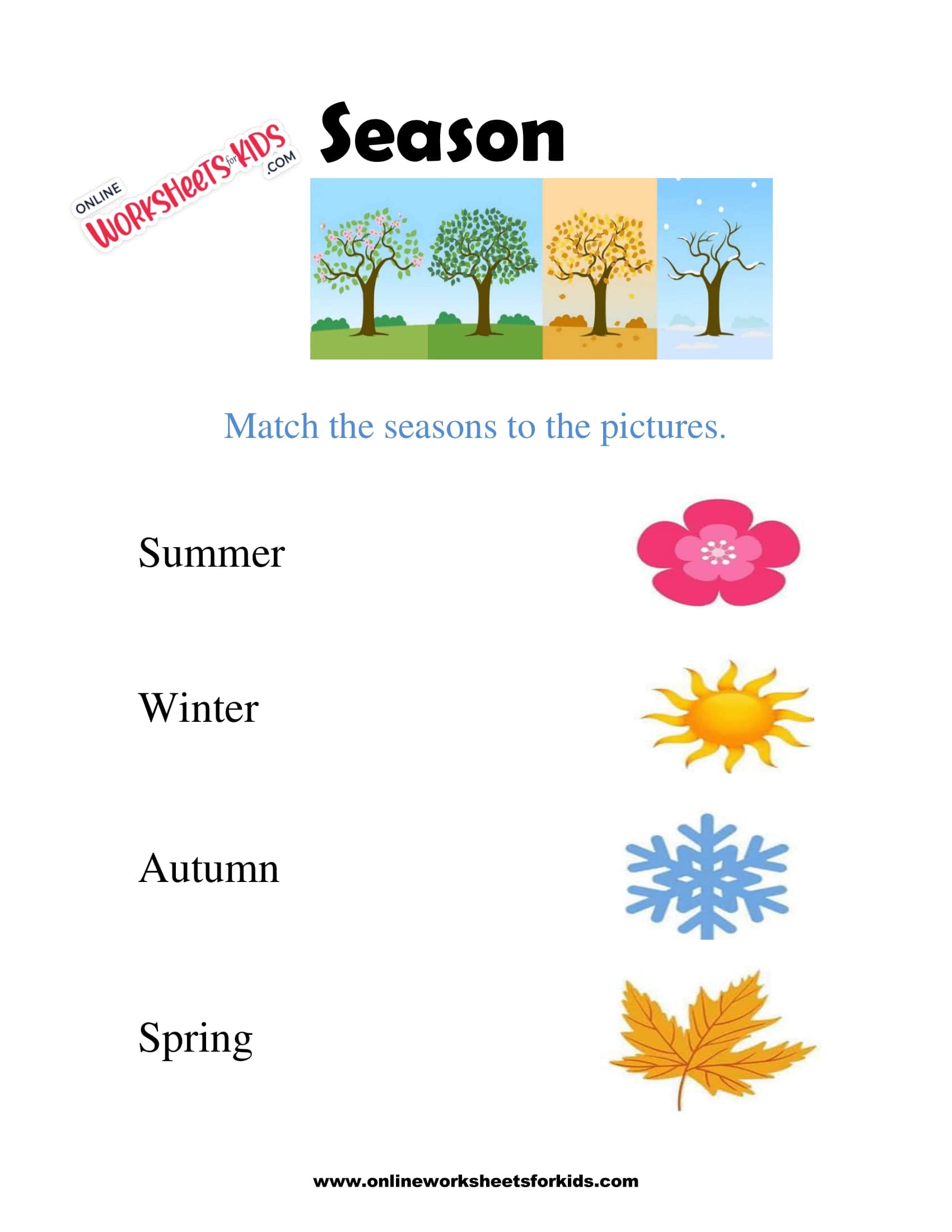 Season Worksheet 2