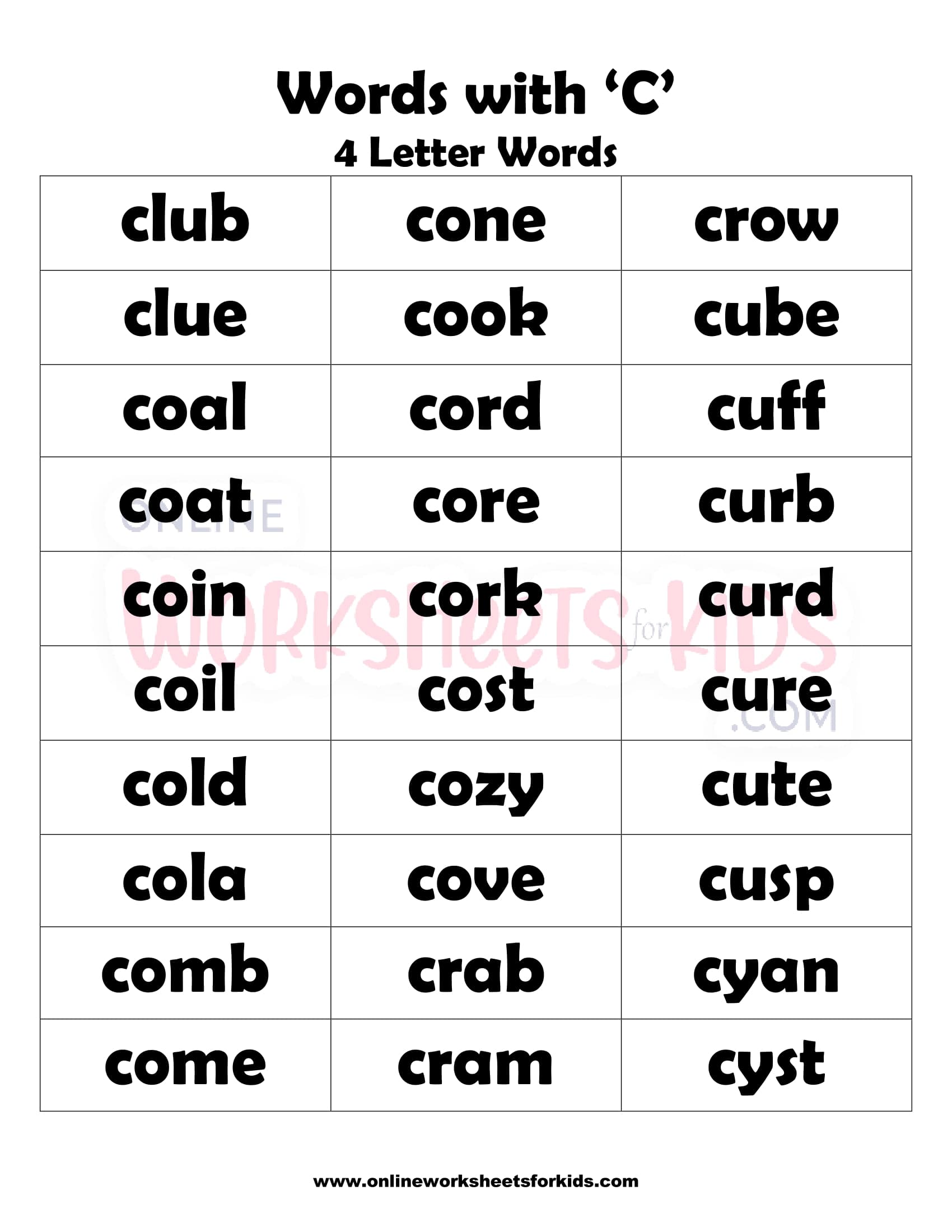 the-four-letter-words-that-are-used-in-this-worksheet