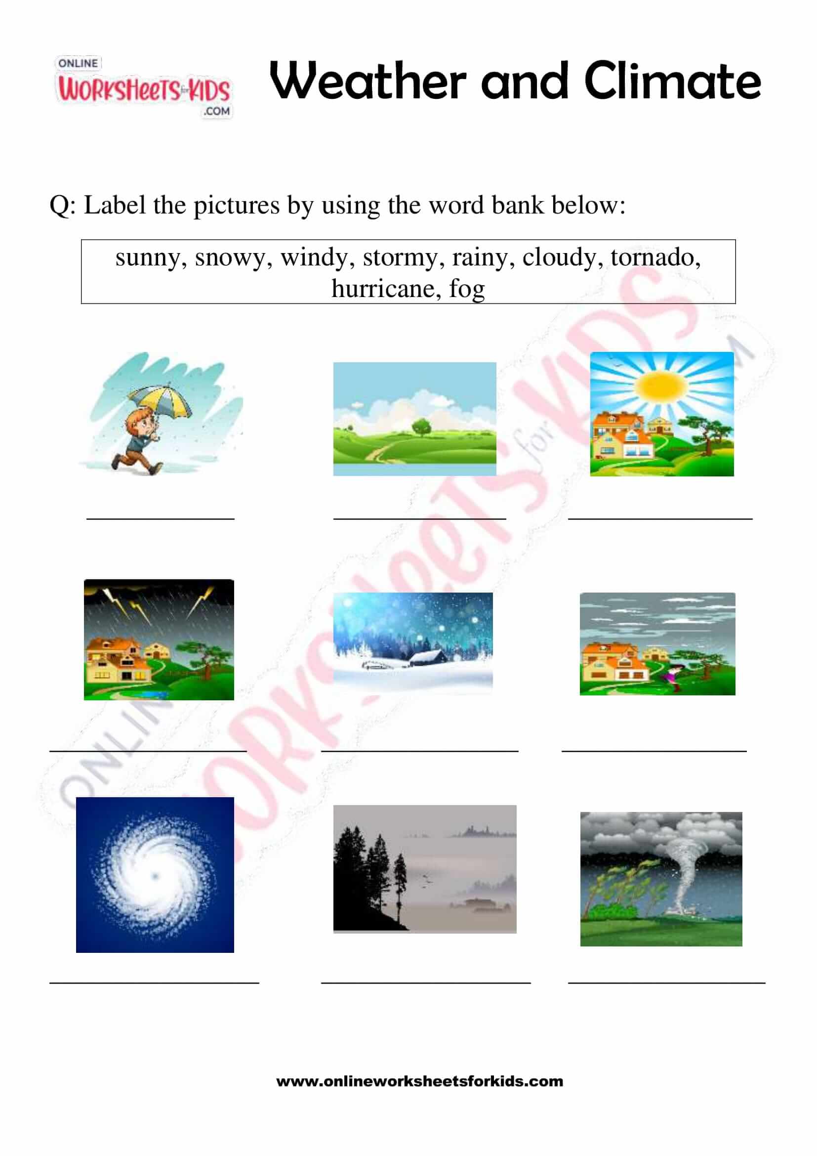 free printable weather and climate worksheets for grade 2