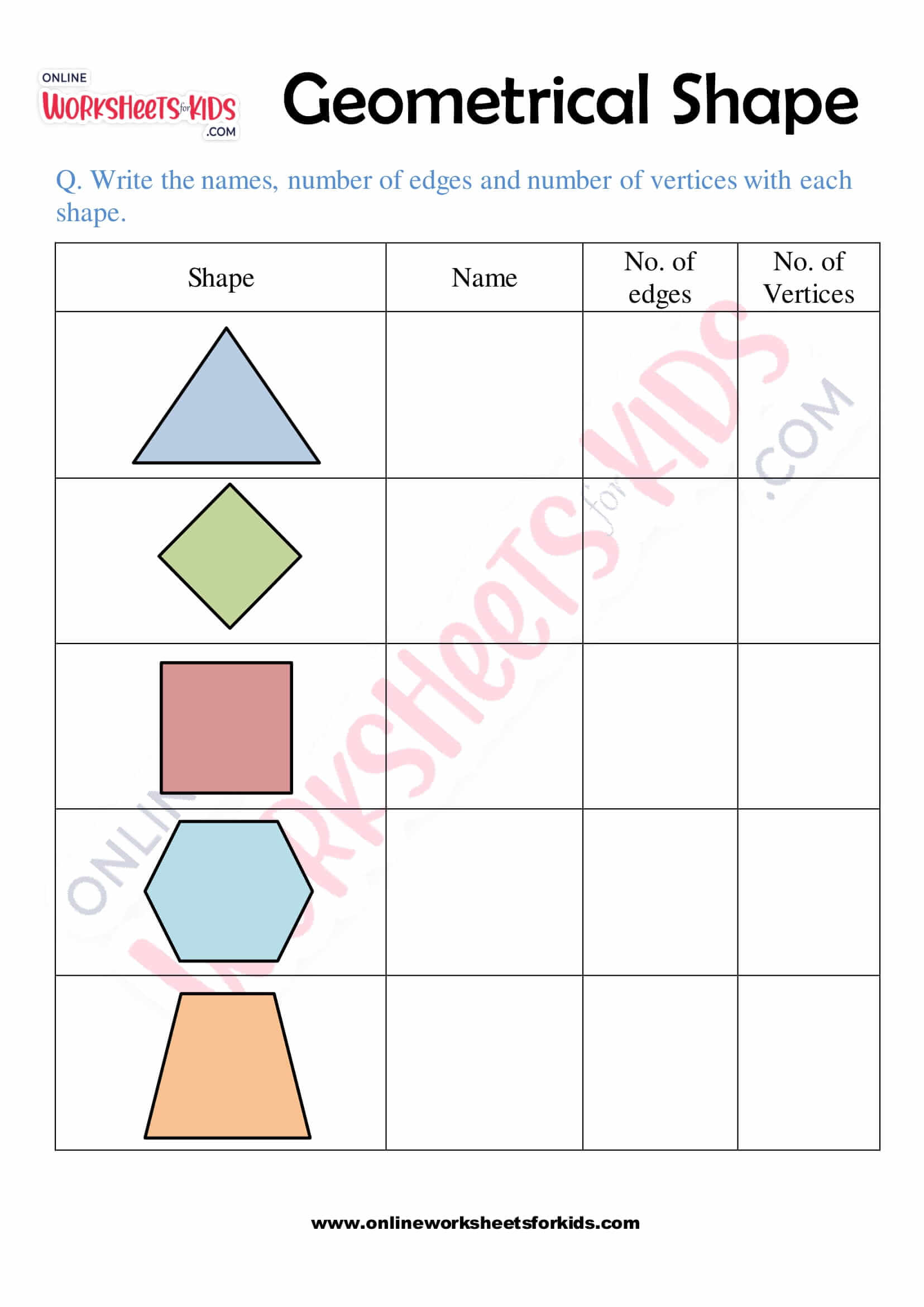 Geometrical Shapes 04