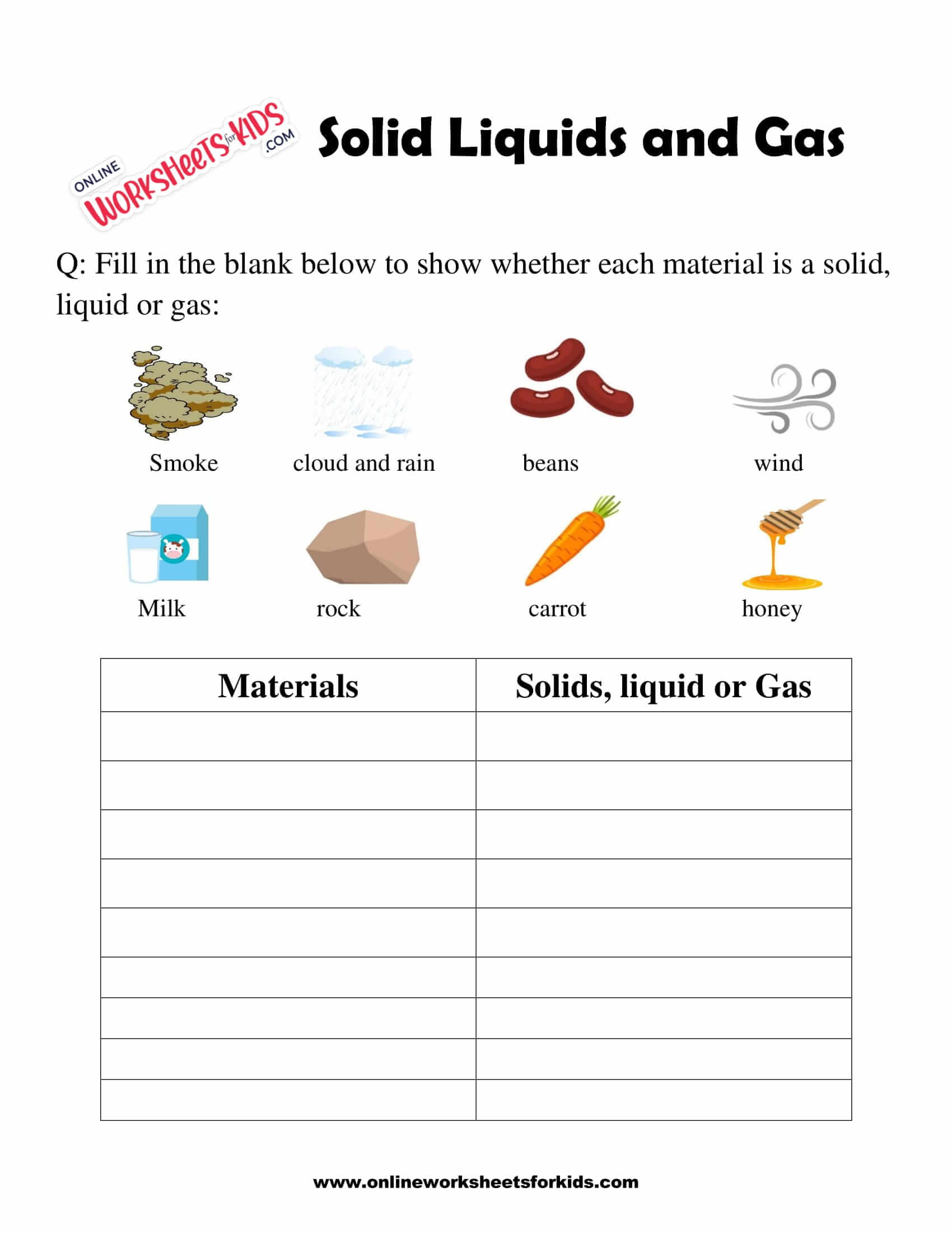 Solids Liquids Gases Free Printables vrogue.co