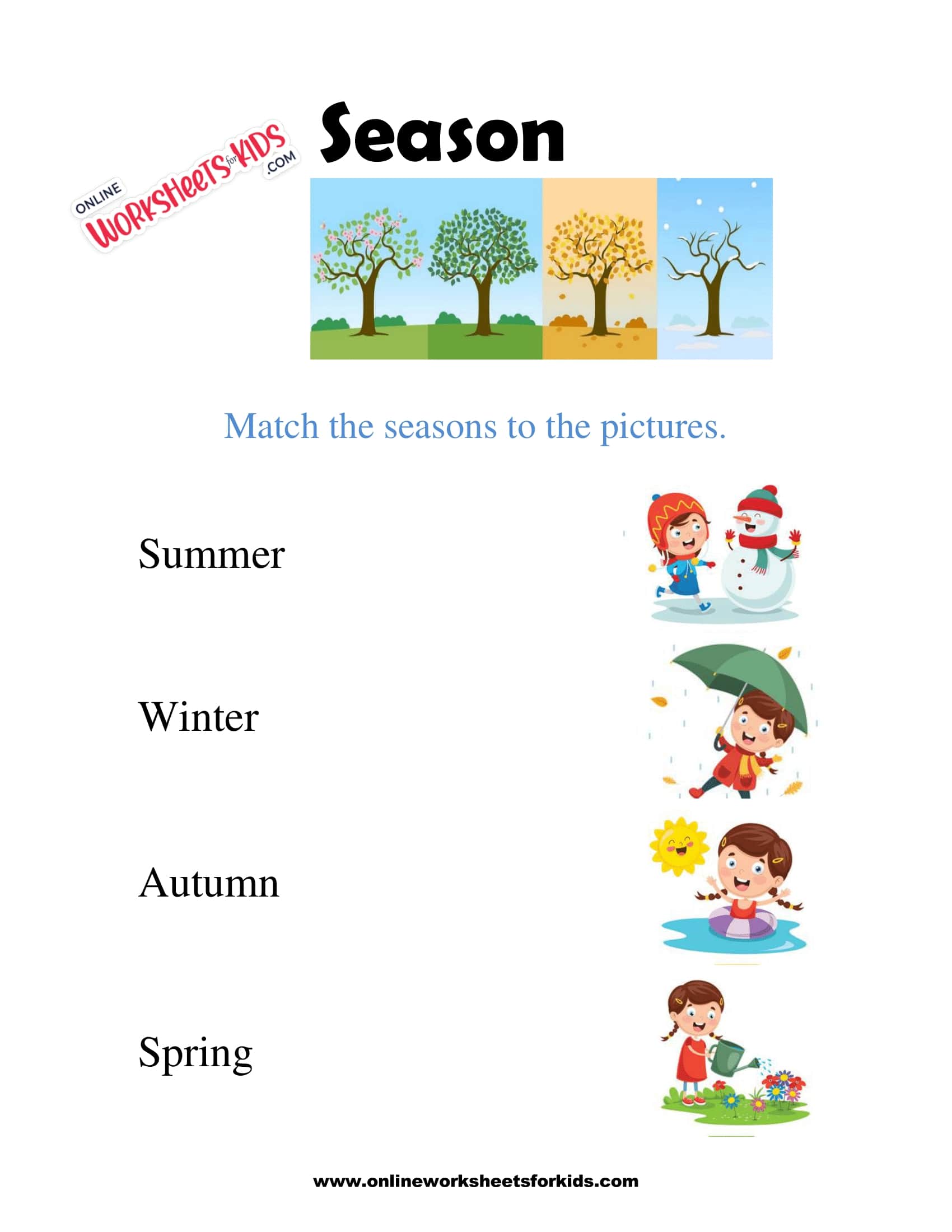 Season Worksheet 1