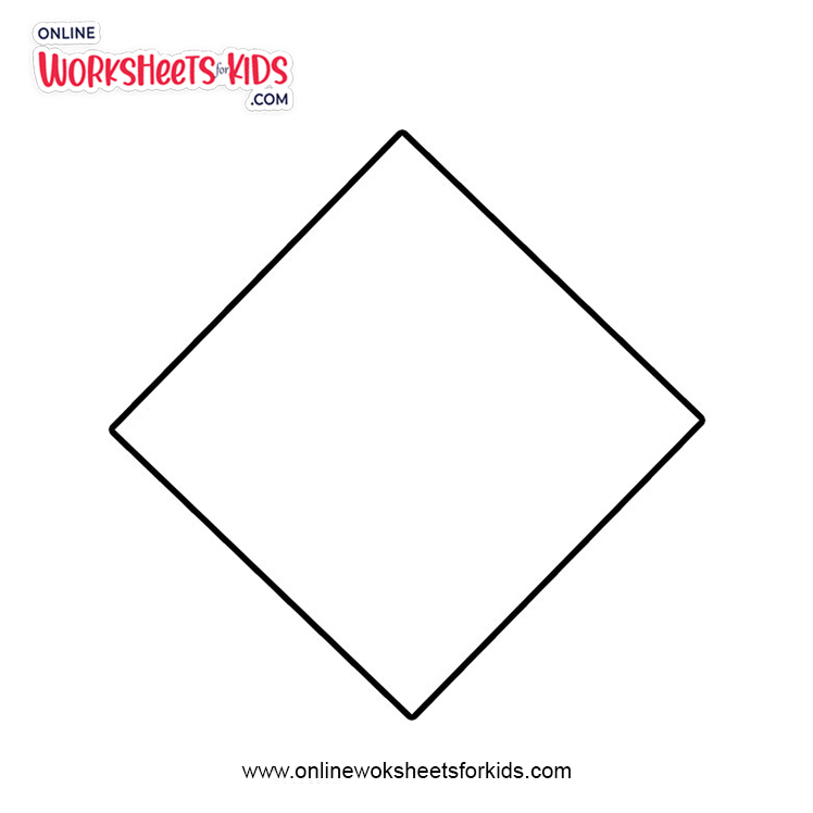 rhombus coloring page